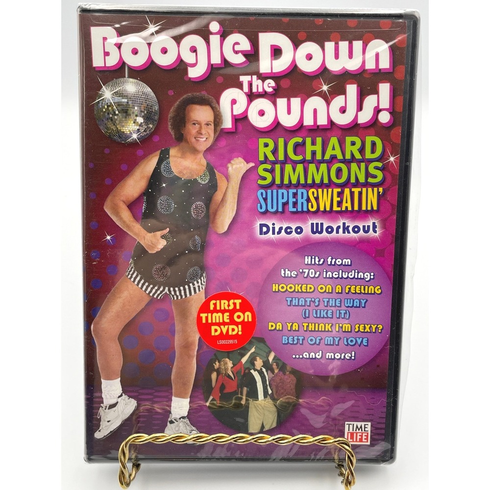 Richard Simmons Boogie Down The Pounds DVD Disco Workout NEW SEALED Time Life